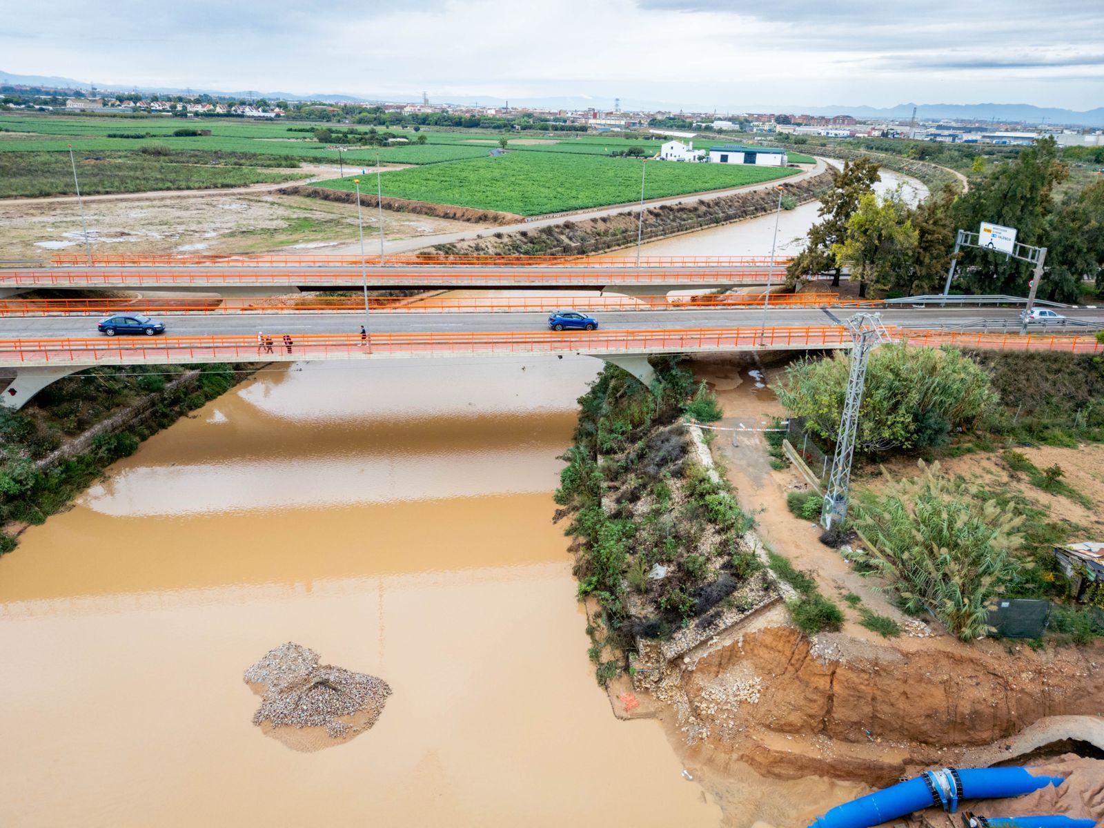 Así está el barranco del Poyo tras el paso de la dana Alice