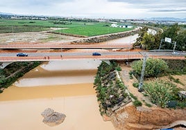 Barranco del Poyo, el domingo, en el término municipal de Catarroja.