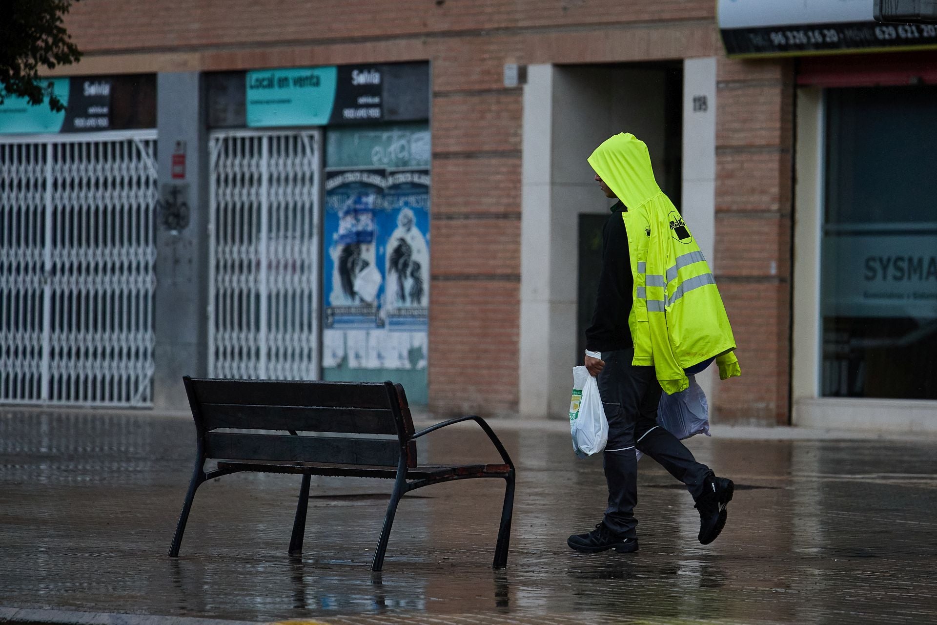 Fotos de las tormentas torrenciales este lunes en la Comunitat