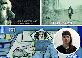 Unas viñetas de 'En vela' de la valenciana Ana Penyas.