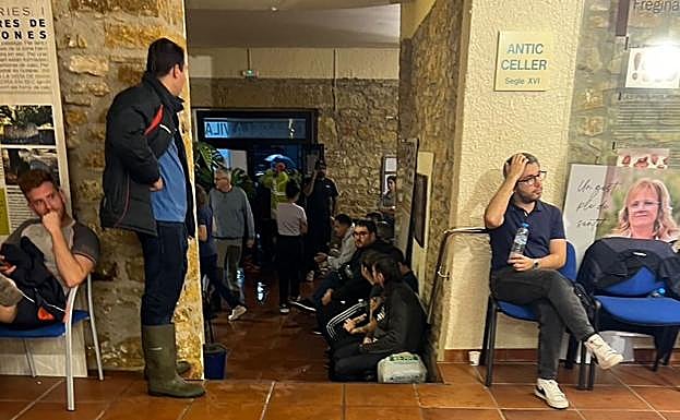 Refugiados en el municipio de Freginals.