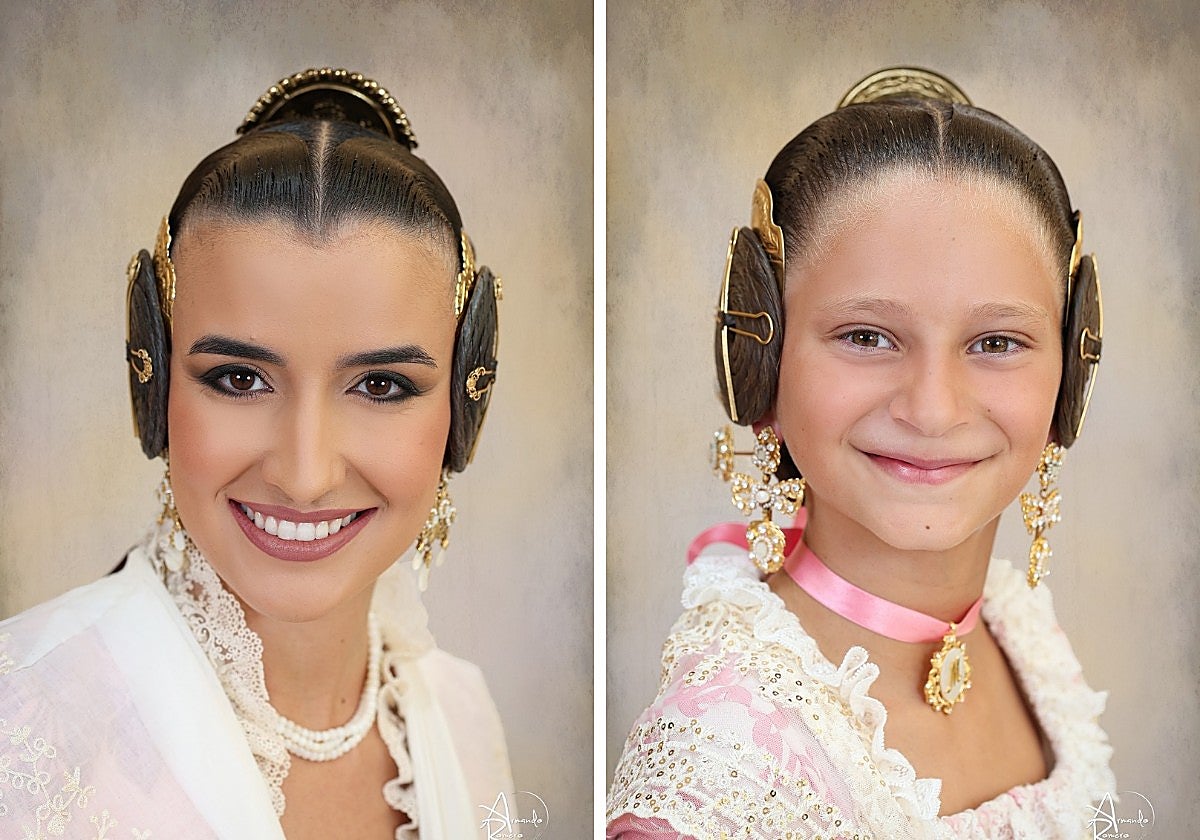 Carmen Prades y Marta Mercader, las nuevas falleras mayores de Valencia.