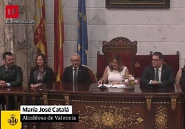 María José Catalá llama a las nuevas falleras mayores de Valencia 2026.