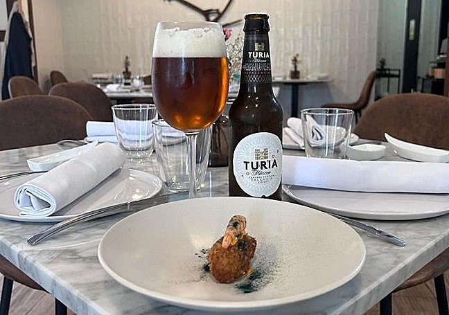 Croqueta de gamba roja