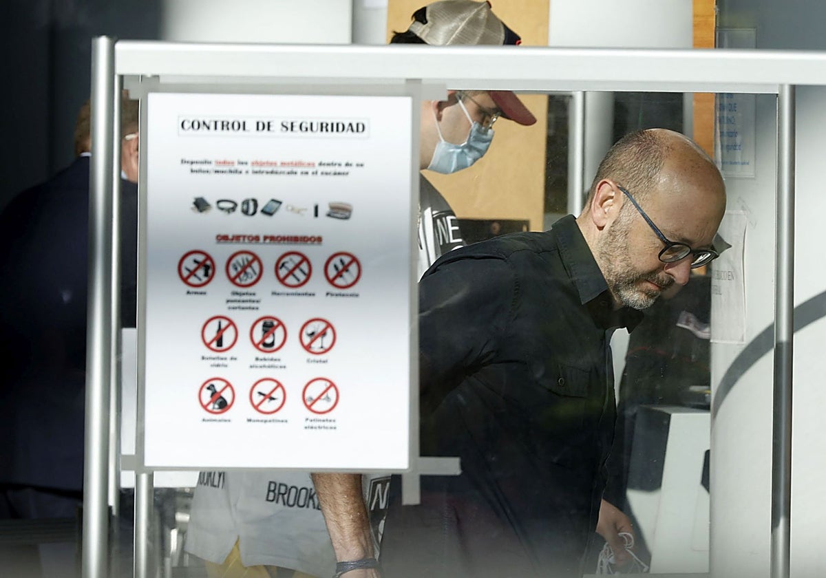 Francis Puig, el día que acudió a declarar a la Ciudad de la Justicia.