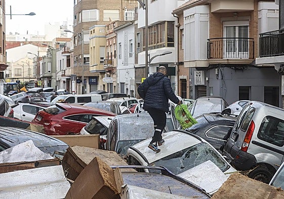 Efectos de la dana en la Comunitat en una imagen de archivo.