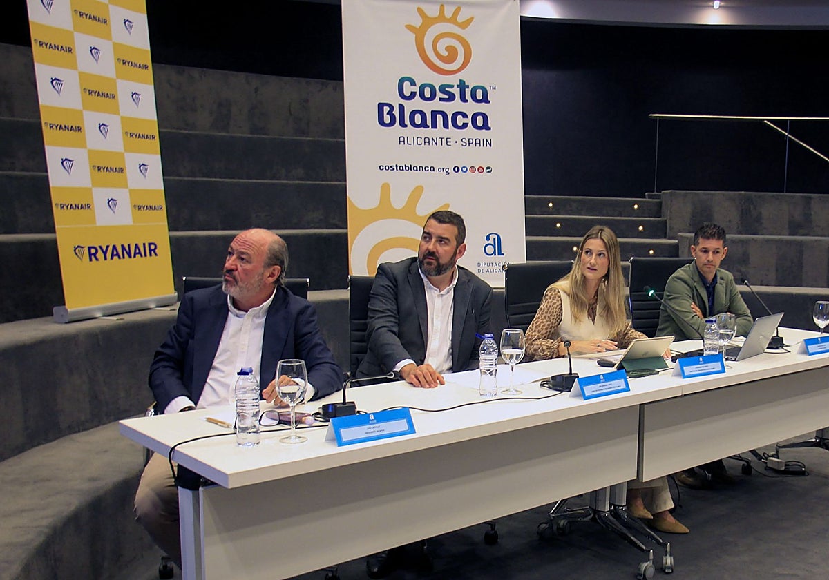 Presentación de la nueva programación de Ryanair para este invierno.