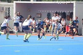 Un encuentro de hockey de este fin de semana.