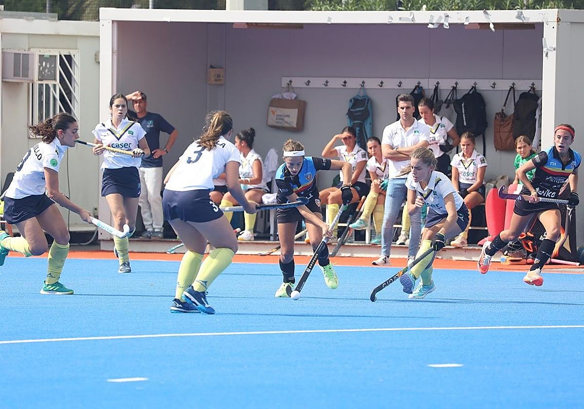 Un encuentro de hockey de este fin de semana.