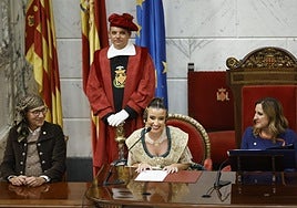 Inicio del acto en el Ayuntamiento de Valencia.
