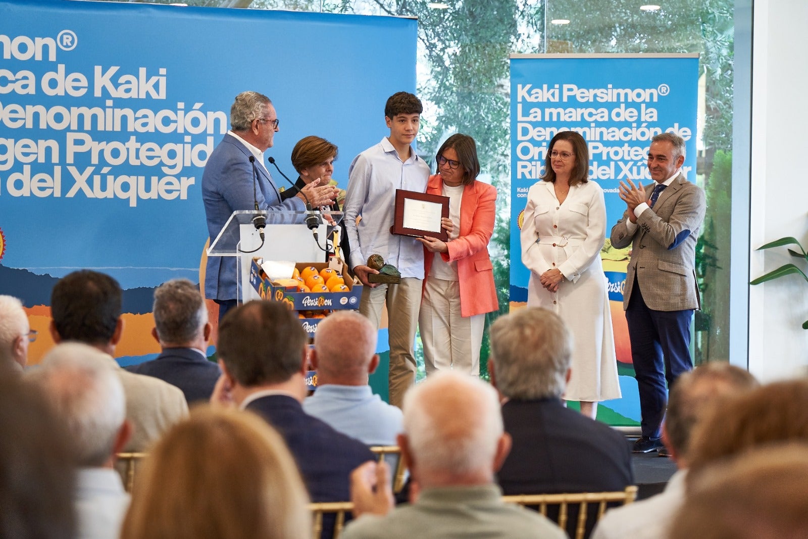 Imagen principal - El caqui recupera su producción de más de 100 millones de kilos tras la dana y se abre a nuevos mercados