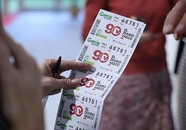 Boletos del Cupón Diario en imagen de archivo.