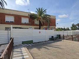 Estado del colegio Blasco Ibáñez de Alginet.