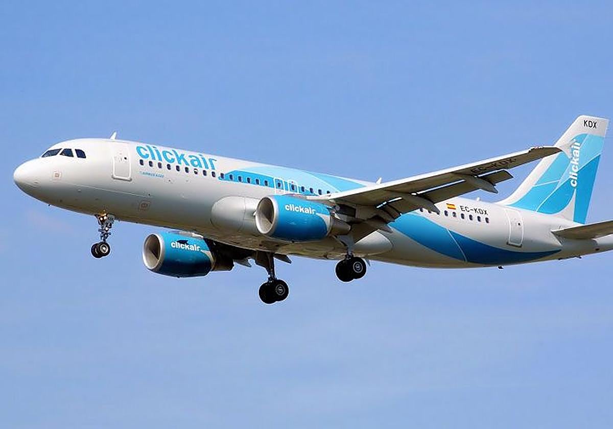 Un avión en una imagen de archivo.