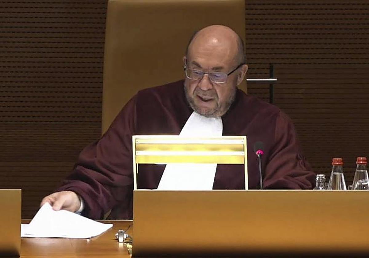 Magistrados del TJUE, durante un juicio, en una imagen de archivo.