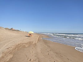 Playa del Dosel de Cullera.