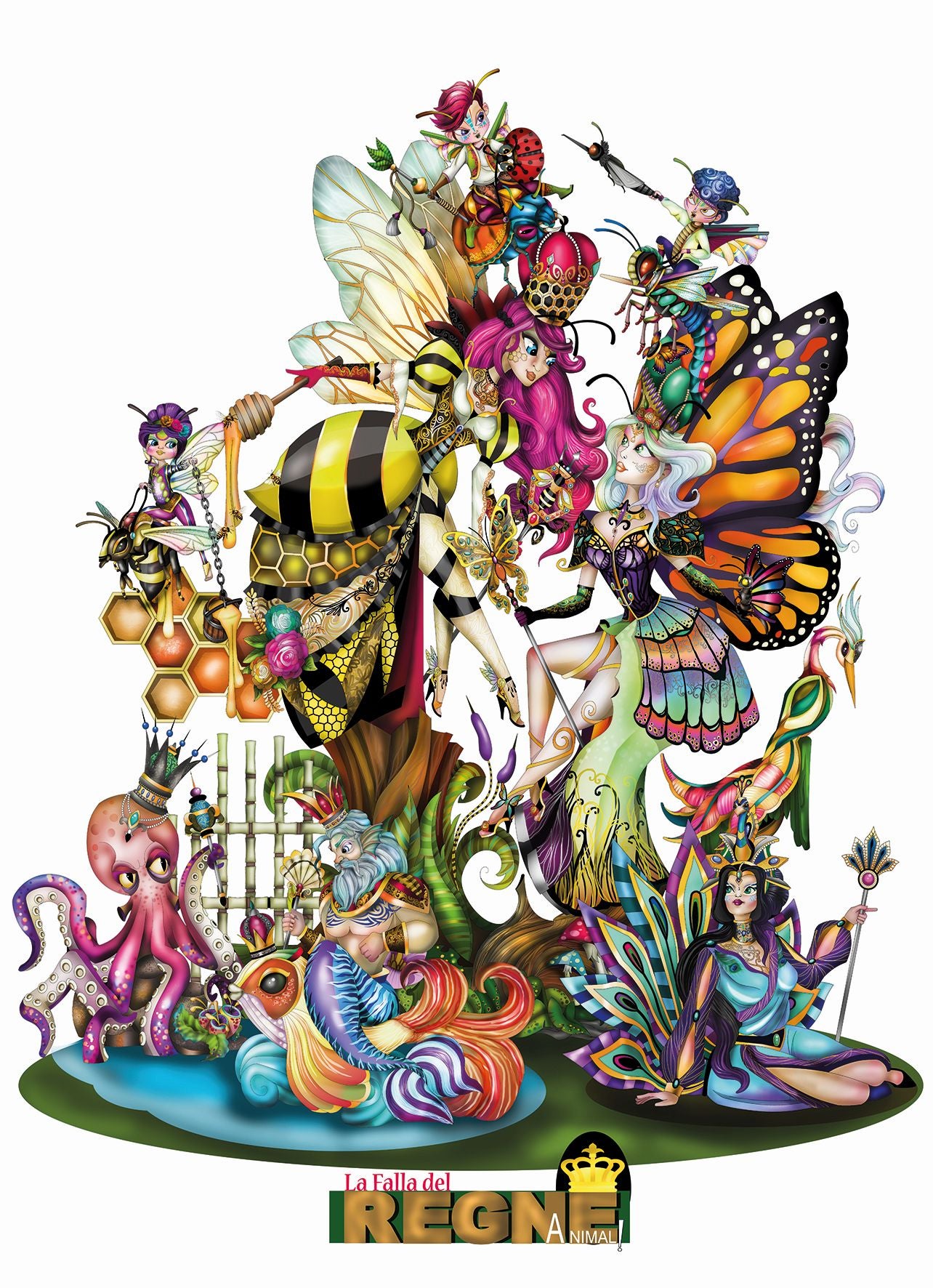 Falla Reino de Valencia-Duque de Calabria. 