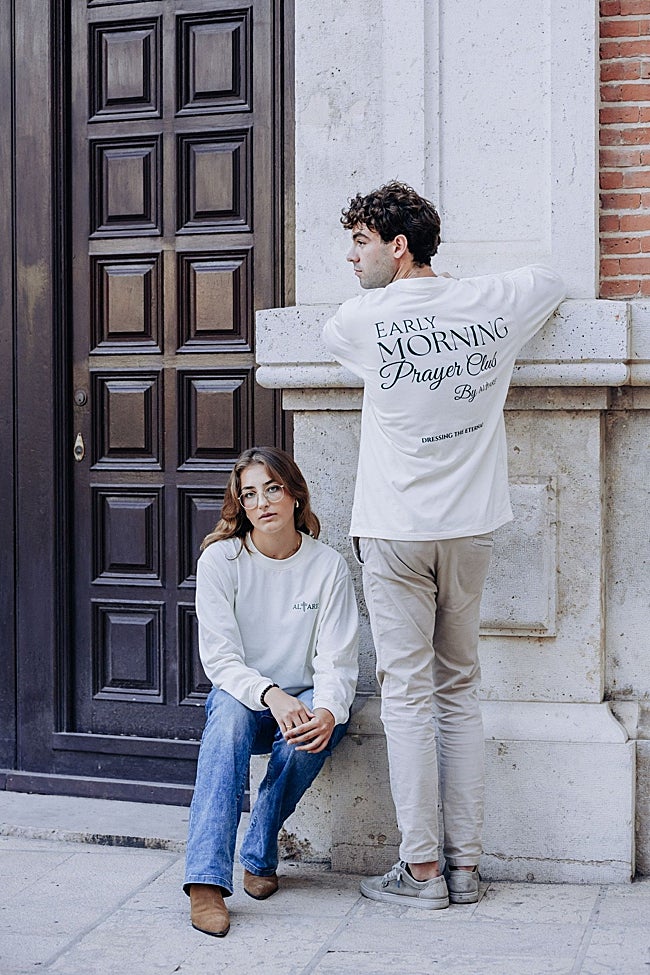 Uno de los mensajes que se pueden leer en las prendas.