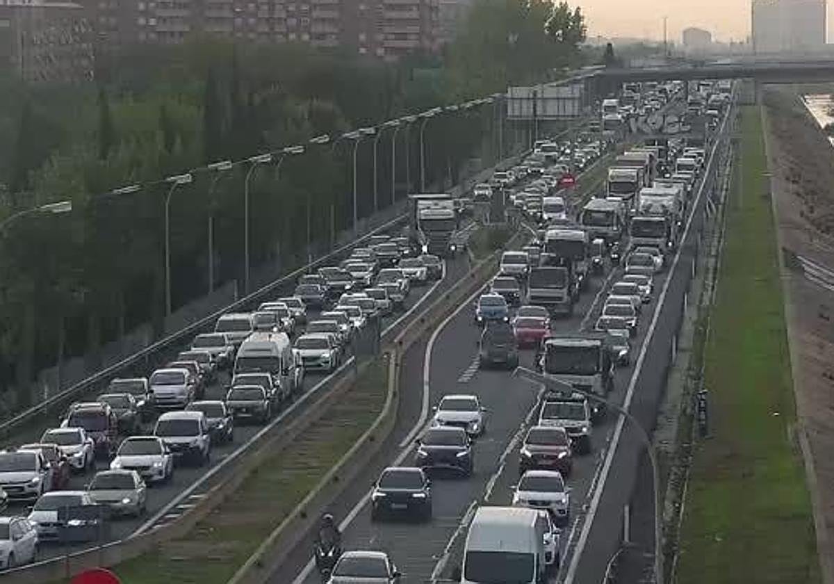 Colapso en la V-30, este viernes