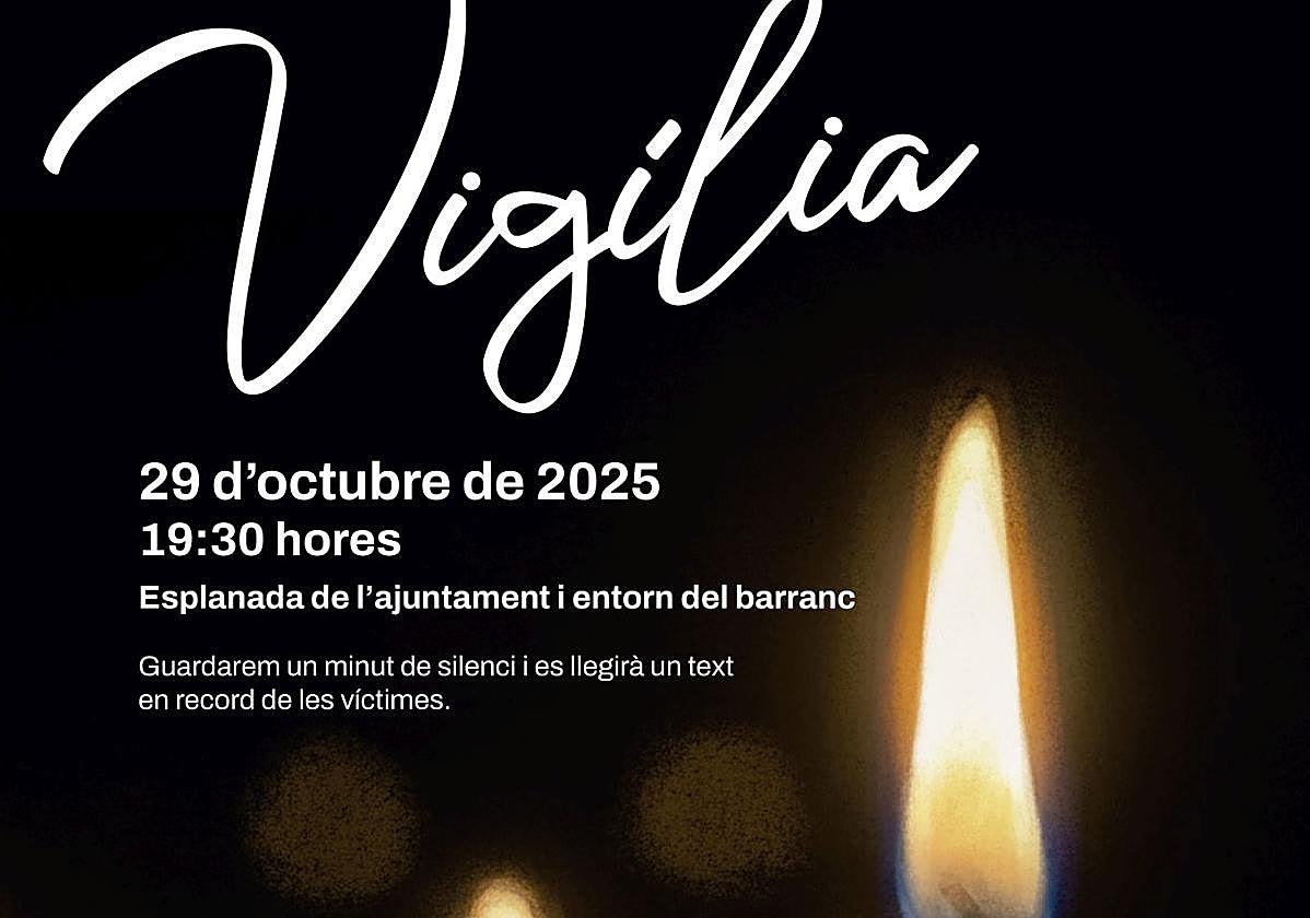 Cartel promocional de la vigilia.