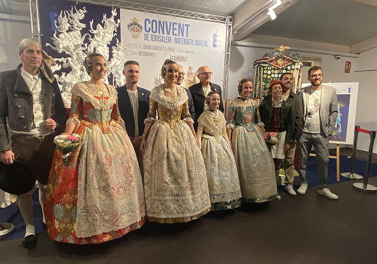Las falleras mayores de Valencia, Carmen Prades y Marta Mercader.