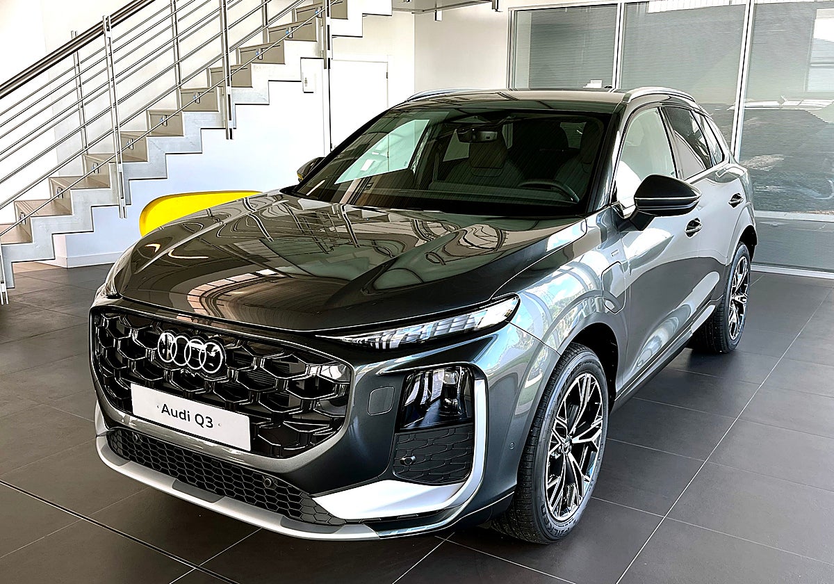 El nuevo Audi Q3, en las instalaciones de Audi Motor Pacífico en Gandia.
