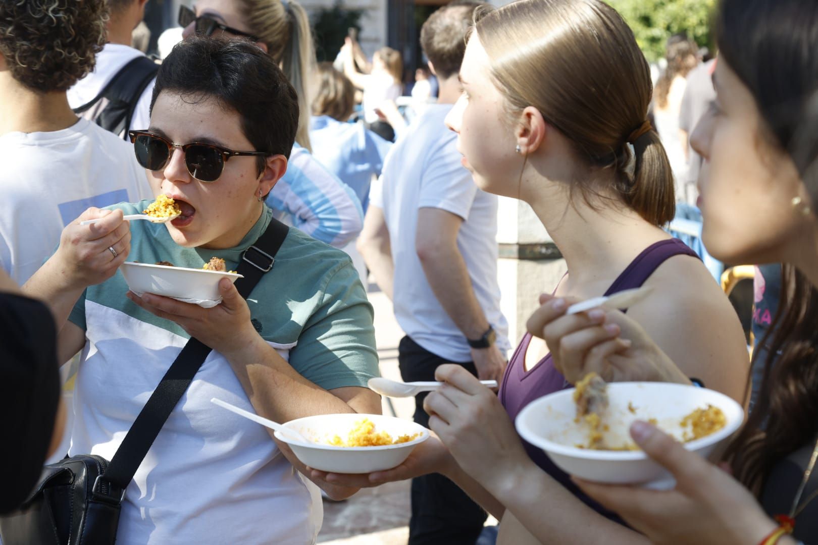 Fotos del festival Tastarros en la plaza del Ayuntamiento de Valencia