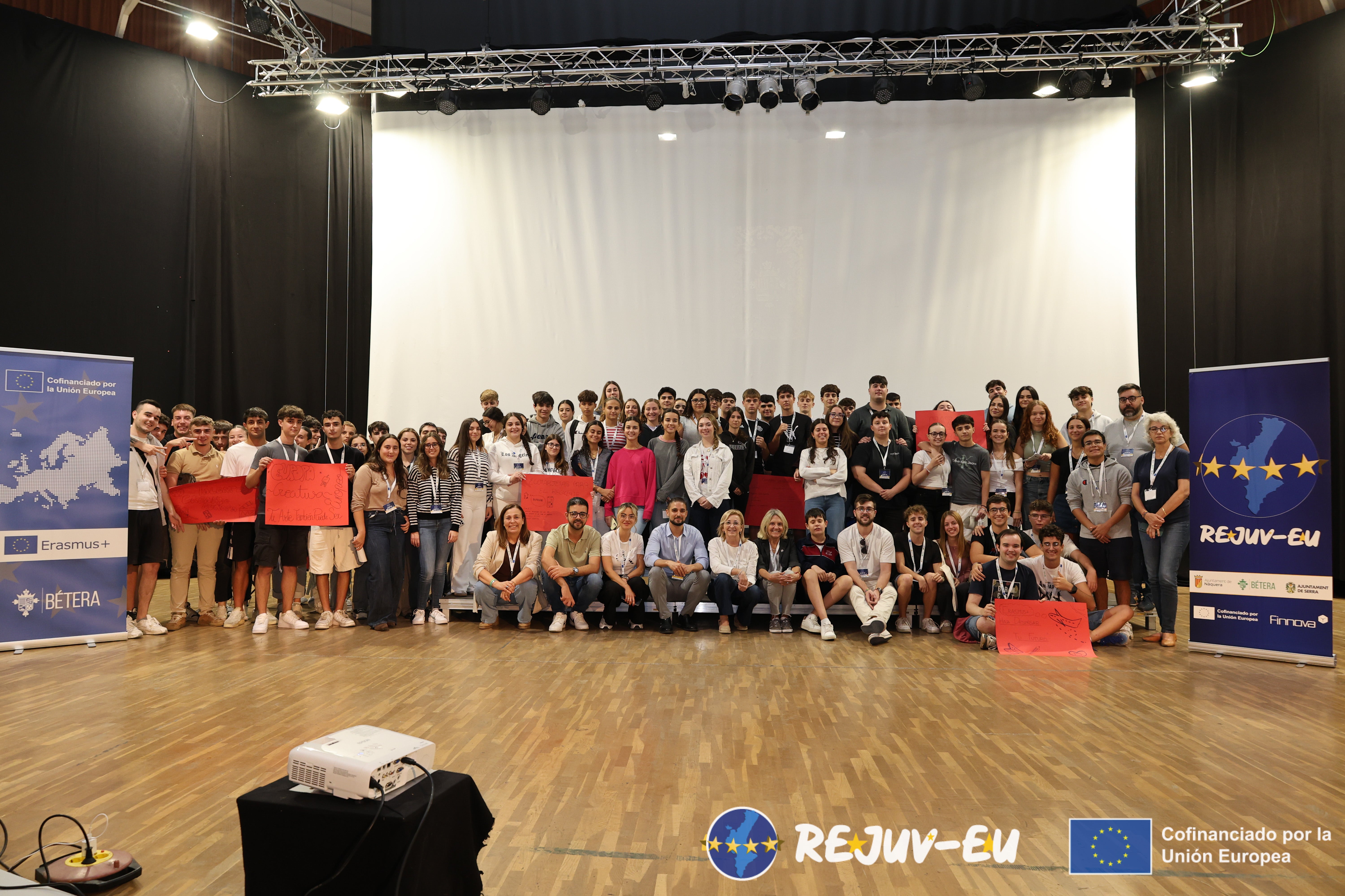 Jóvenes participantes en la iniciativa.