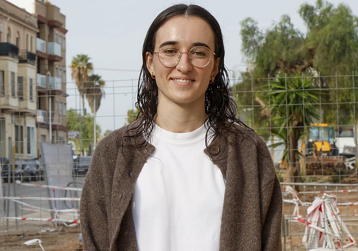 Sol Costa, voluntaria durante la dana en Paiporta.