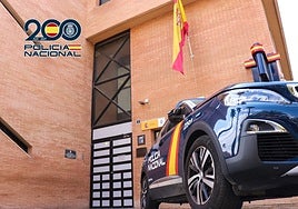 Un vehículo de la Policía Nacional.