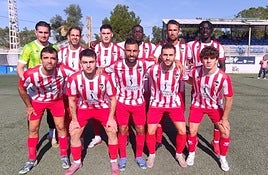 El once del conjunto rojiblanco.