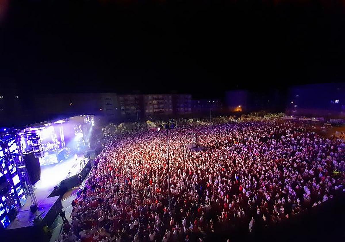 Actuación de la orquesta Panorama, en una imagen de archivo.