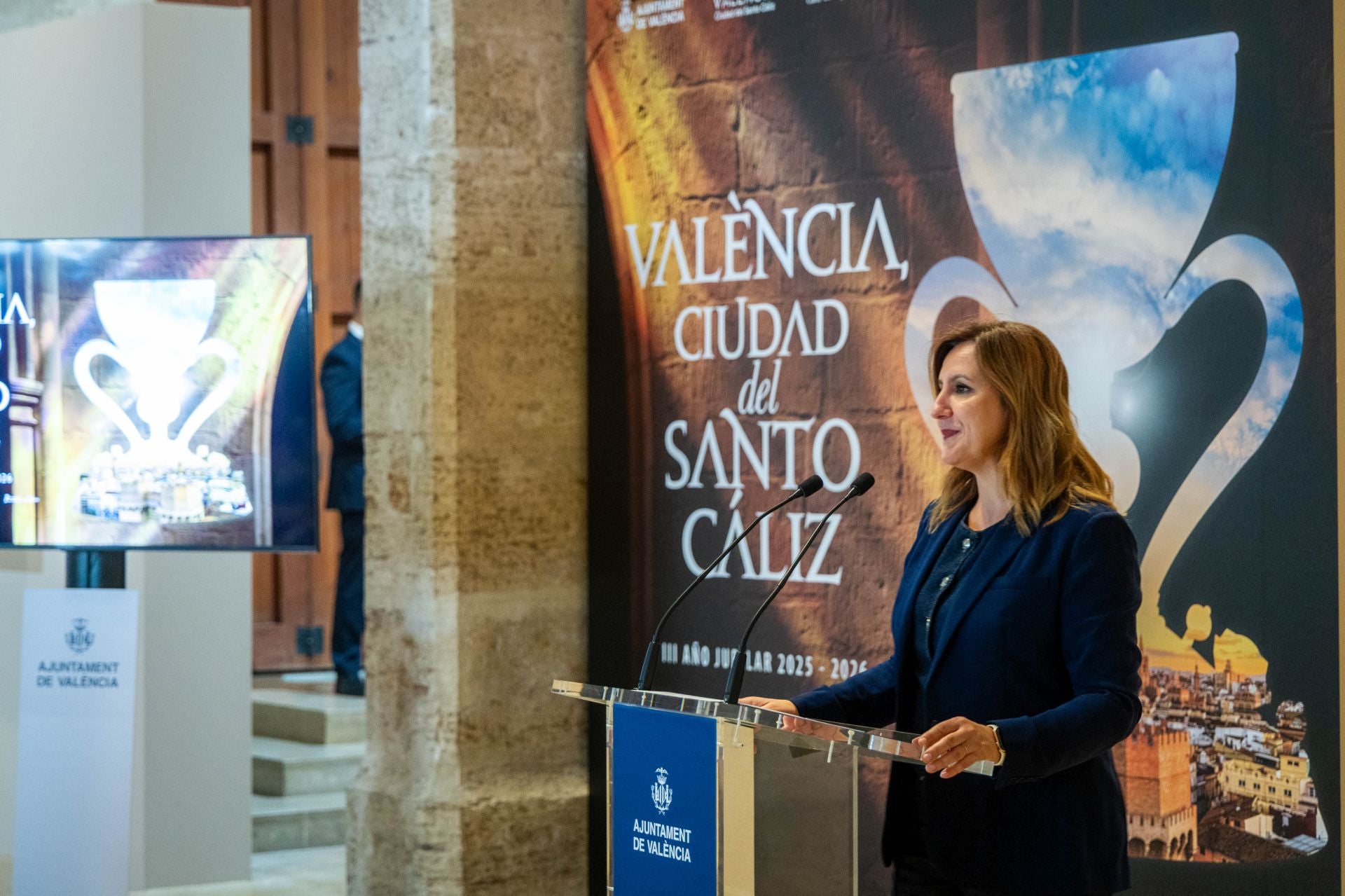 Fotos del centro de recepción de visitantes del Santo Cáliz en el Almudín de Valencia