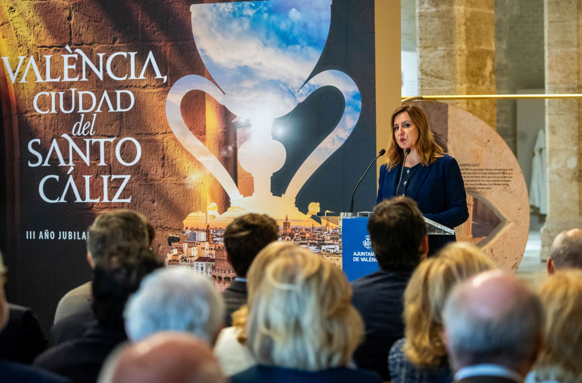 Fotos del centro de recepción de visitantes del Santo Cáliz en el Almudín de Valencia