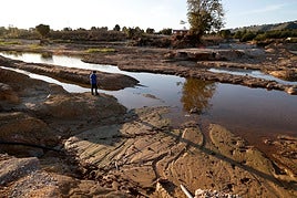 El barranco de l'Horteta, arrasado a su paso por Calicanto tras la dana.