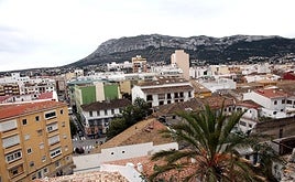 Vista panorámica de Dénia.