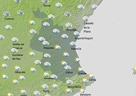 Previsión del tiempo el domingo en la Comunitat.