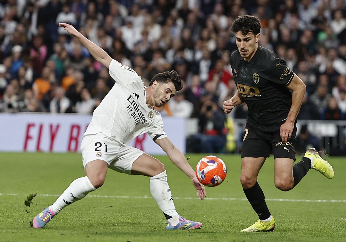 André Almeida, en el último partido en el Santiago Bernabéu.