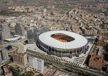 El Nou Mestalla contará con más de 500 m² de pantalla circular