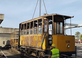 Imagen de uno de los coches que se restaurarán.