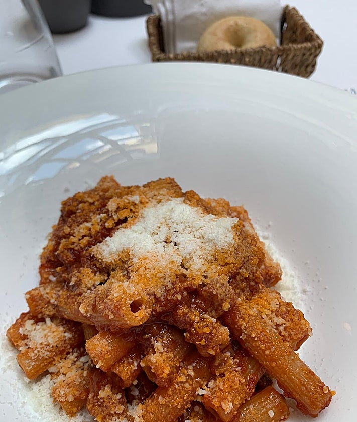 Imagen secundaria 2 - Imagen del restaurante Nonno Melo, la pasta Della Salute y los macarrones de La Ciambella. 