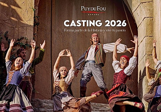 Puy du Fou convoca un gran casting para sus espectáculos de 2026: se buscan 100 artistas hasta el 23 de noviembre