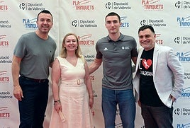 El presidente y la vicepresidenta de la Diputación en la presentación del Pla Trinquites.