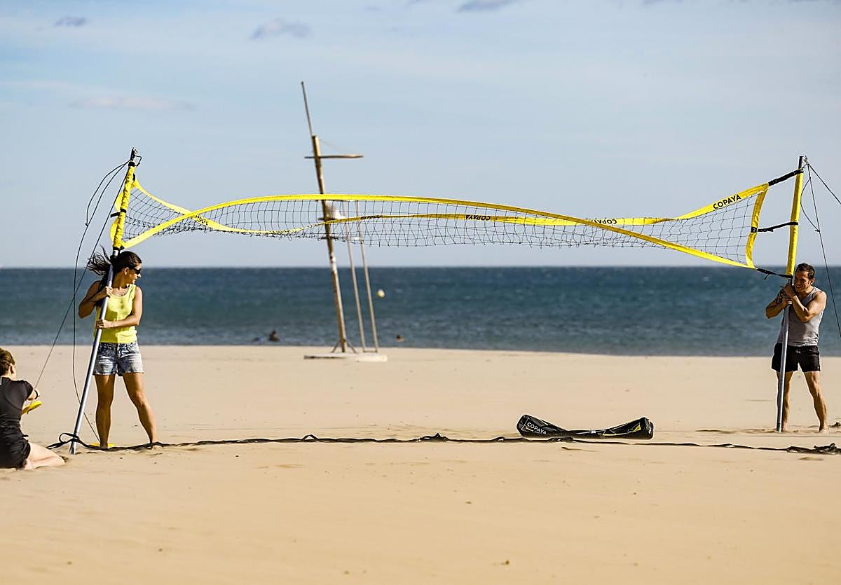 Temporal de viento en Valencia este jueves.