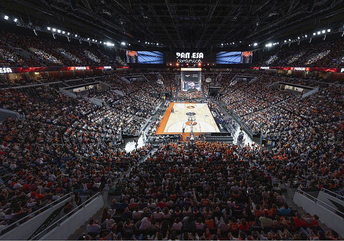 Partido valencia basket vs unicaja.