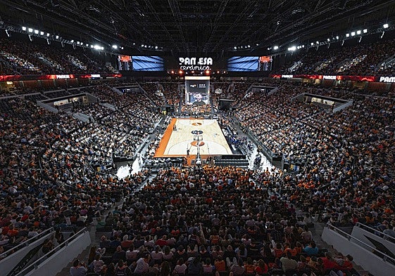 Partido valencia basket vs unicaja.