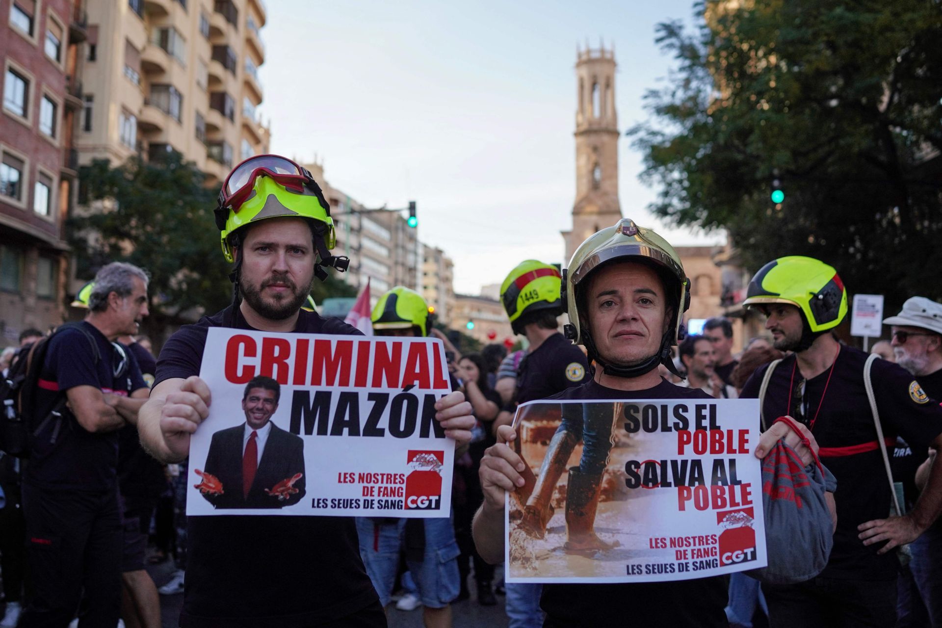 Fotos de la manifestación en recuerdo de las víctimas de la dana en el primer aniversario
