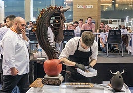 Concurso de repostería en chocolate.
