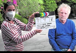 Un momento del rodaje del documental.