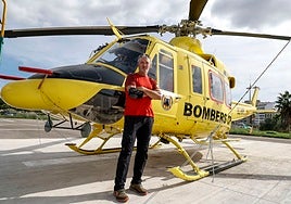 Vicent Alapont, coordinador del Grupo Especial de Rescate en Altura.